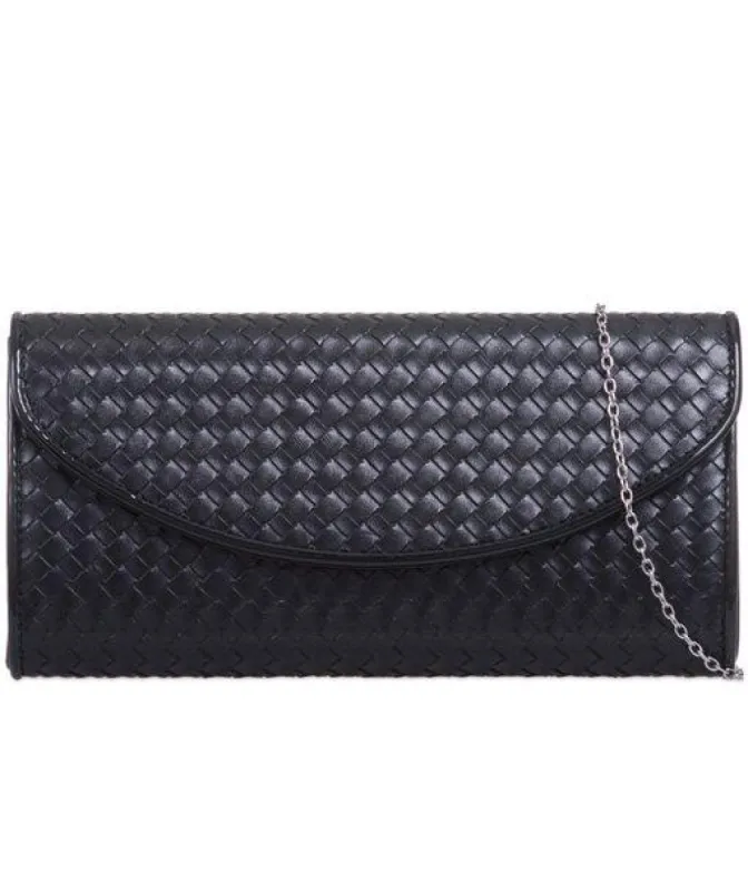 Woven Clutch Bag - Arianna sold by Rebellious Fashion