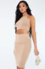 Stone Jersey Midi Skirt - Aileen sold by Rebellious Fashion