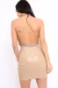 Silver Rectangle Chain Mail Halter Neck Crop Top - Rubie sold by Rebellious Fashion