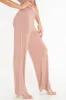 Rose Slinky High Waist Wide Leg Trousers - Traci sold by Rebellious Fashion