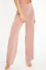 Rose Slinky High Waist Wide Leg Trousers - Traci sold by Rebellious Fashion