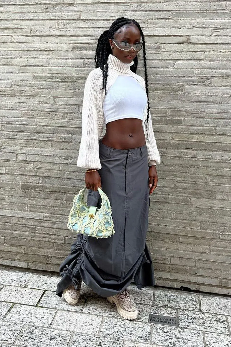 スカート G tech bag skirt THEREDTHREAD / ザレッドスレッド】G tech bag skirt