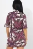 Elyse Pink Paisley Print Shirt Dress sold by Rebellious Fashion
