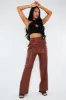 Black Halter Neck Slinky Crop Top - Jessabel sold by Rebellious Fashion