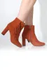 Rosaleen Tan Suede Tassel Boots sold by Rebellious Fashion