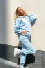 Blue Oversized Joggers - Erica sold by Rebellious Fashion