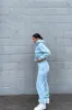 Blue Oversized Joggers - Erica sold by Rebellious Fashion