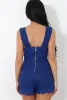 Yarna Blue Mesh Cut Out Playsuit sold by Rebellious Fashion