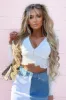 White Shirred Waist Long Sleeve Top - Ima sold by Rebellious Fashion