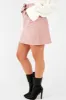Rose Faux Leather Tie Waist Mini Skirt - Eliyanna sold by Rebellious Fashion