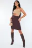 Chocolate Jersey Midi Skirt - Aileen sold by Rebellious Fashion