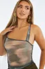 Khaki Halter Plunge Neck Mini Dress - Pippa sold by Rebellious Fashion