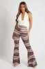 White Halter Neck Slinky Crop Top - Jessabel sold by Rebellious Fashion