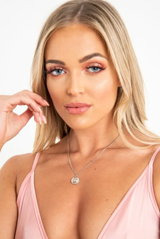 Silver Coin Chain Necklace - Deveah sold by Rebellious Fashion