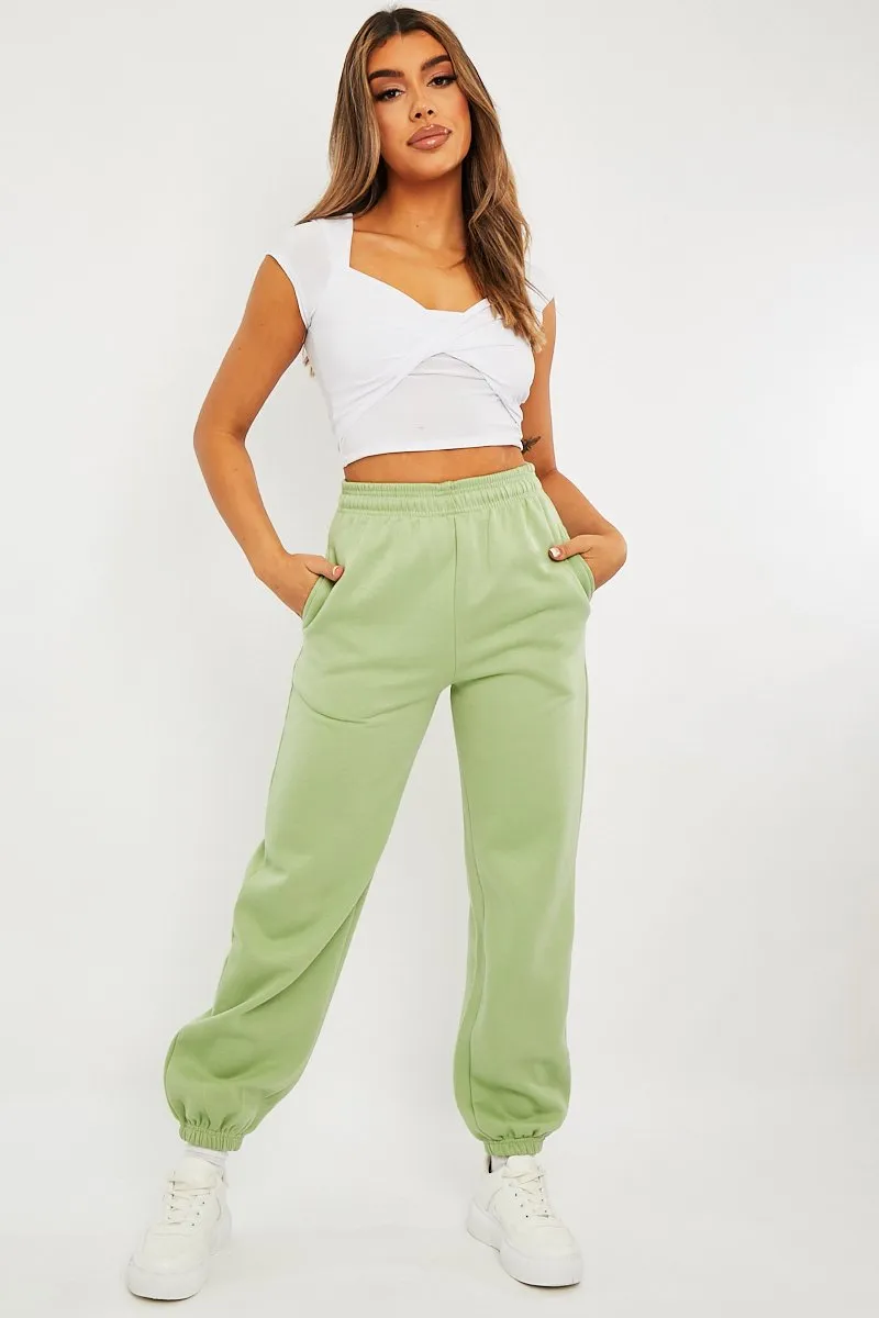 Sage Oversized Joggers - Erica sold by Rebellious Fashion product image thumbnail 3