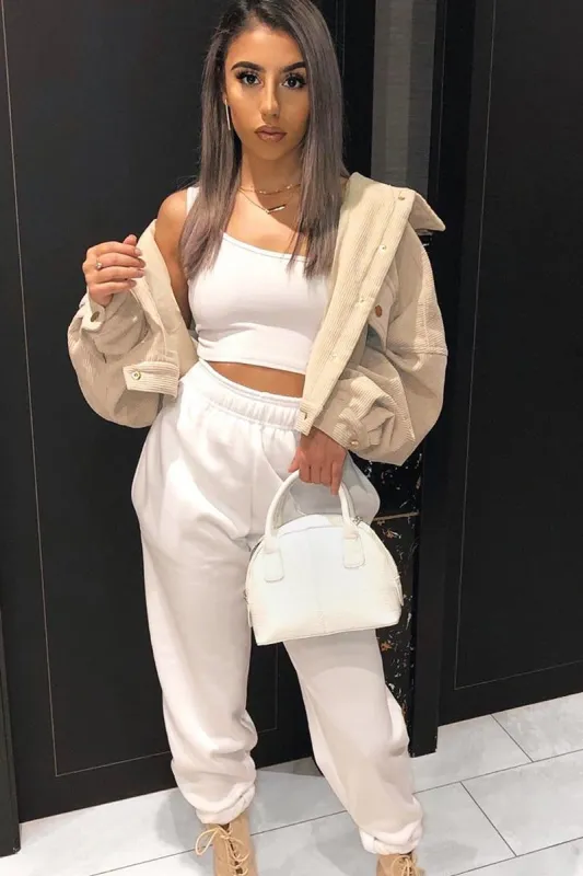 White Faux Croc Silver Chain Handbag - Chi sold by Rebellious Fashion