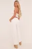 White Broderie Anglaise Straight Leg Trousers - Astrid sold by Rebellious Fashion