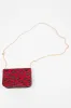 Red Leopard Faux Pony Hair Belt Bag - Melva sold by Rebellious Fashion