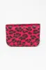Red Leopard Faux Pony Hair Belt Bag - Melva sold by Rebellious Fashion