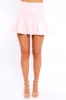 Pink PU Frill Mini Skirt - Isa sold by Rebellious Fashion