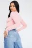 Pink Gathered Front Jersey Crop Top - Jordan sold by Rebellious Fashion