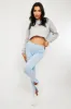 Blue Front Split Leggings - Polly sold by Rebellious Fashion