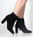 Rosaleen Black Suede Tassel Boots sold by Rebellious Fashion