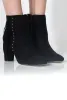 Rosaleen Black Suede Tassel Boots sold by Rebellious Fashion