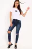 White Gemini Star Sign T-Shirt - Adalee sold by Rebellious Fashion