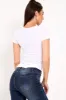White Gemini Star Sign T-Shirt - Adalee sold by Rebellious Fashion
