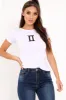 White Gemini Star Sign T-Shirt - Adalee sold by Rebellious Fashion