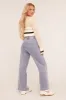 Light Blue Stretch Pocket Detail Straight Leg Jeans - Aubrey sold by Rebellious Fashion