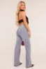 Light Blue Stretch Straight Leg Frayed Hem Jeans - Piper sold by Rebellious Fashion