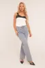 Light Blue Stretch Straight Leg Jeans - Hayle sold by Rebellious Fashion
