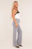 Light Blue Stretch Straight Leg Jeans - Hayle sold by Rebellious Fashion