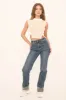 Beige Cable Knit Sleeveless Cropped Jumper - Cleo sold by Rebellious Fashion