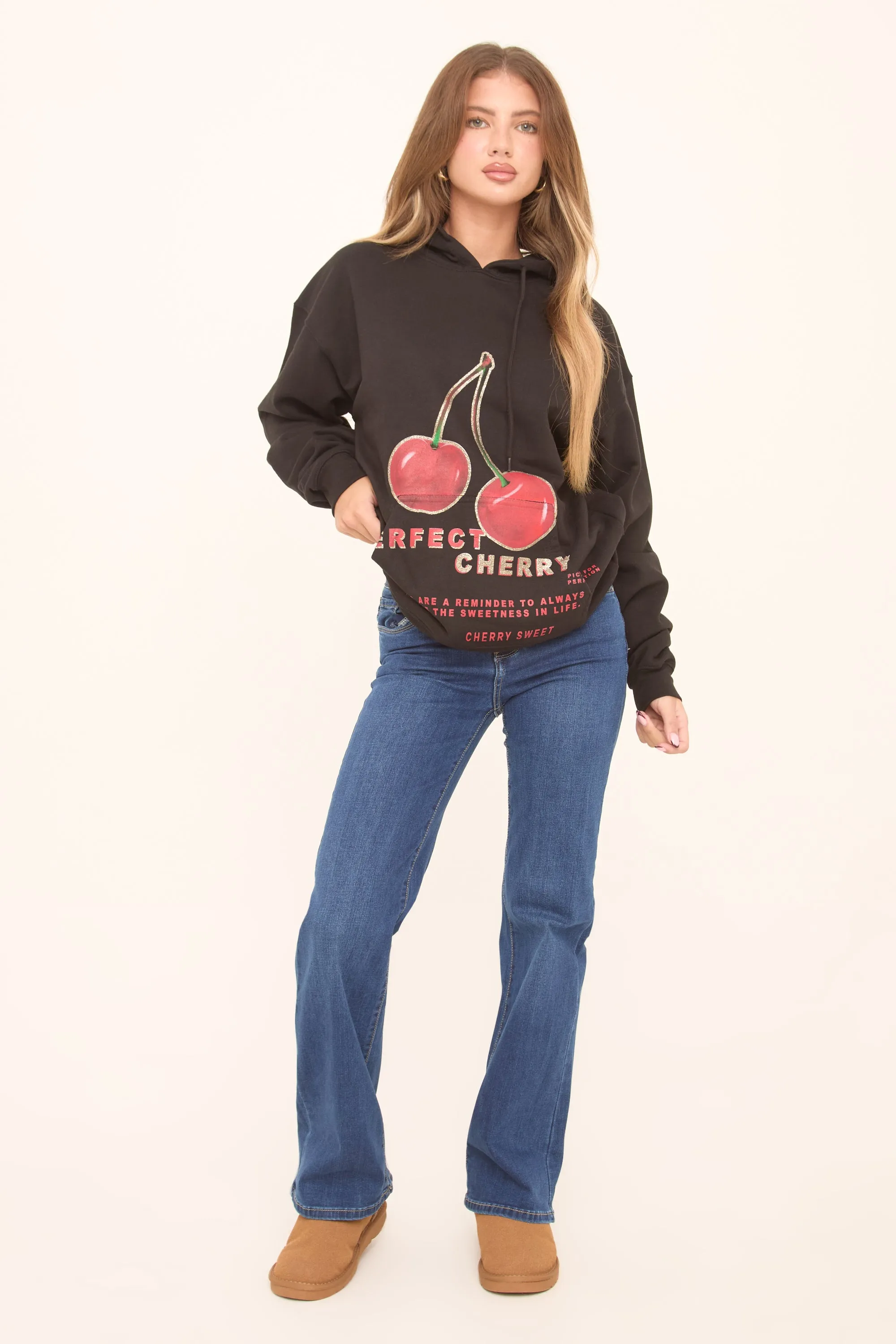 Dark Blue Stretch Mid Waist Straight Leg Denim Jeans - Rey sold by Rebellious Fashion