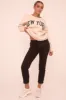 Black High Waist Stretch Turn Up Hem Mom Jeans - Corra sold by Rebellious Fashion