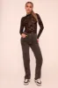 Dark Grey Stretch Mid Waist Straight Leg Denim Jeans - Lorella sold by Rebellious Fashion