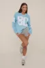 Blue Varsity Sport Jersey T-shirt - Farrah sold by Rebellious Fashion