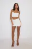 White Basic Strappy Top and Skirt Co-ord - Derby sold by Rebellious Fashion