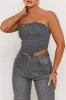 Grey Embellished Denim Jeans - Gabriela sold by Rebellious Fashion