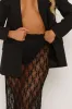 Black Lace Maxi Skirt - Sancha sold by Rebellious Fashion