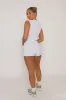 Grey Sleeveless Button Front Rib Top and Short Co-ord Set - Zita sold by Rebellious Fashion