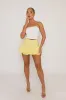 Butter Yellow Ruffle Broderie Skort - Seira sold by Rebellious Fashion