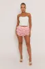 Pink Lace Tiered Skort - Gianna sold by Rebellious Fashion