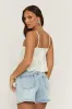 White Broderie Pleat Detail Cami Top - Martha sold by Rebellious Fashion