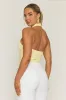 Butter Yellow Halter Cowl Neck Top - Nice sold by Rebellious Fashion