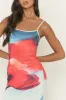 Blue Floral Strappy Maxi Dress - Evin sold by Rebellious Fashion