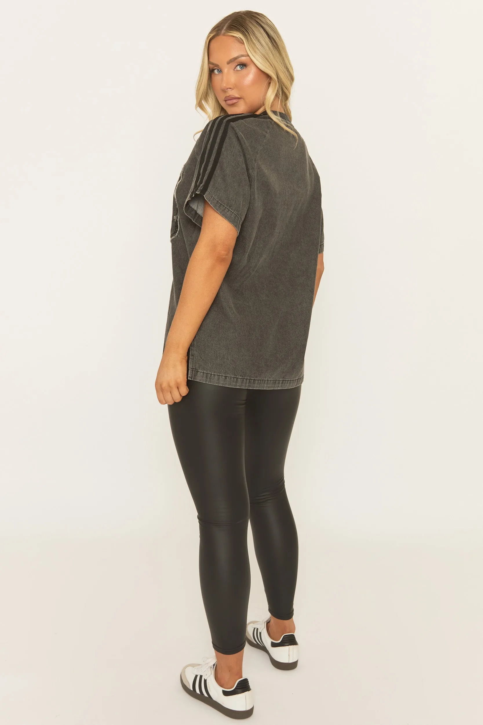 Black PU Leggings - Olivvia sold by Rebellious Fashion product image thumbnail 5